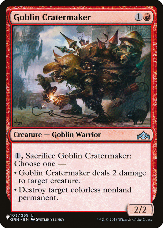 Goblin Cratermaker (LIST-GRN-103)