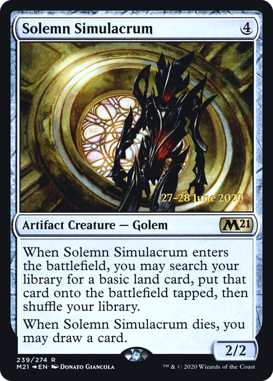Solemn Simulacrum (PRE-239S) (Foil)