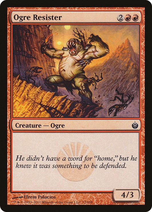 Ogre Resister (MBS-072) (Foil)
