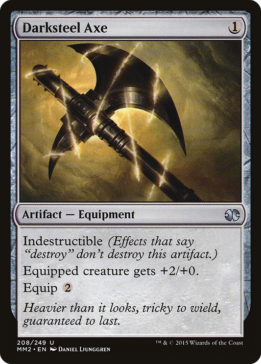 Darksteel Axe (MM2-208) (Foil)