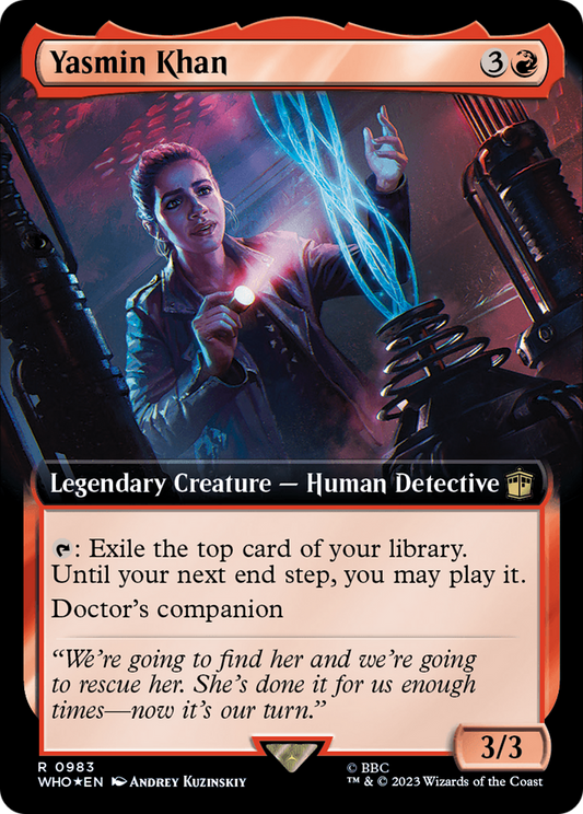 Yasmin Khan (WHO-983) (Extended Art) (Surge) (Foil)