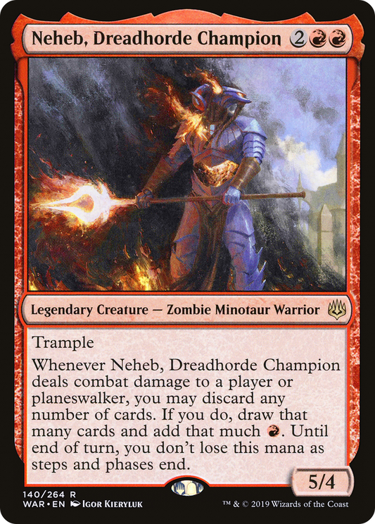 Neheb, Dreadhorde Champion (WAR-140) (Foil)
