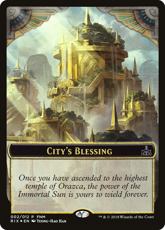 City's Blessing // Elemental (FNM-002) (Foil)