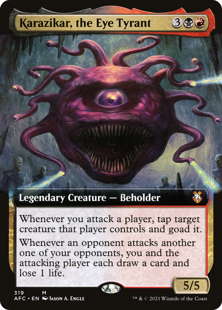 Karazikar, the Eye Tyrant (AFC-319) (Extended Art)