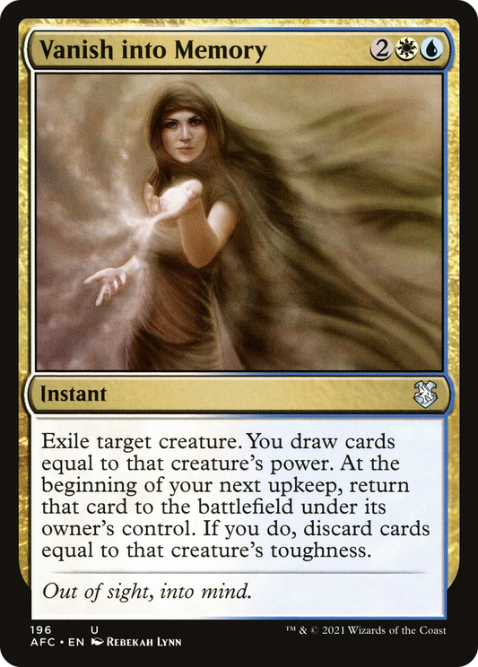 Vanish into Memory (AFC-196)
