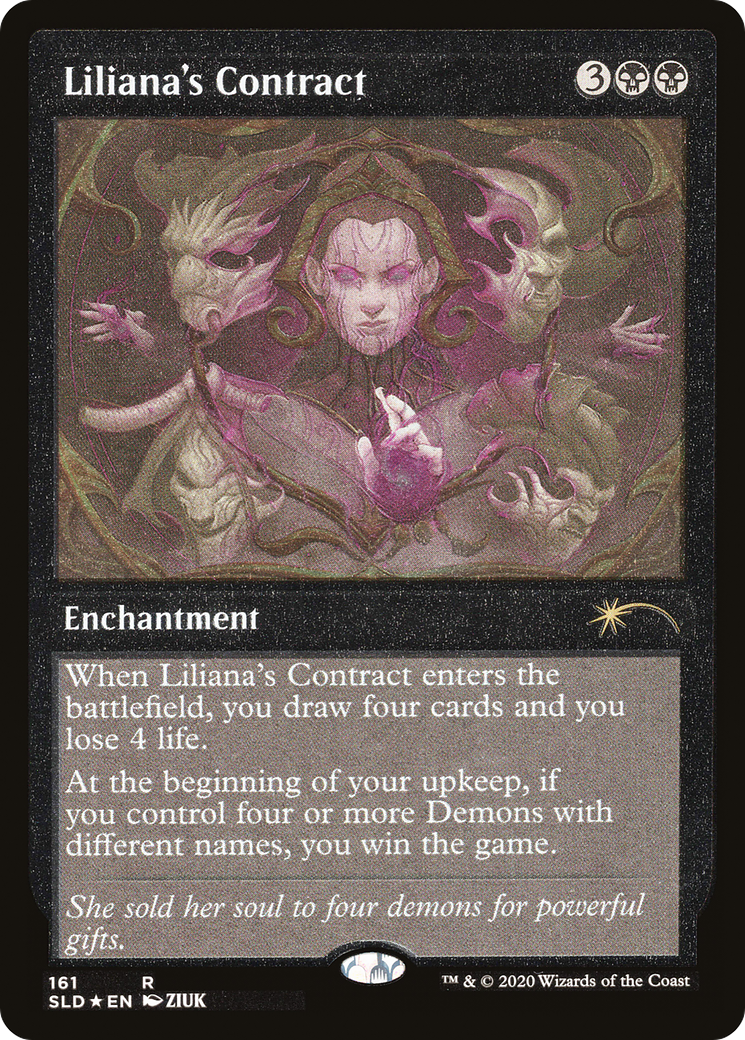 Liliana's Contract (SLD-161★) (Etched Foil)