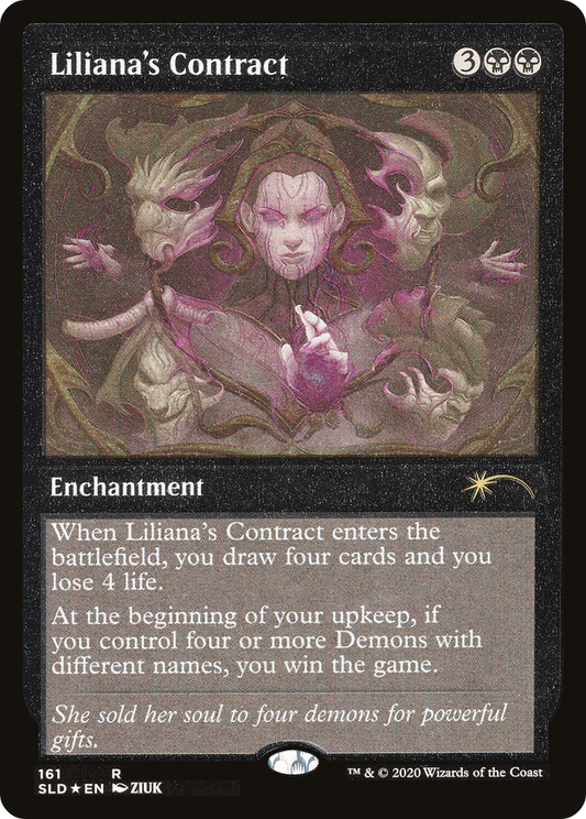 Liliana's Contract (SLD-161★) (Etched Foil)