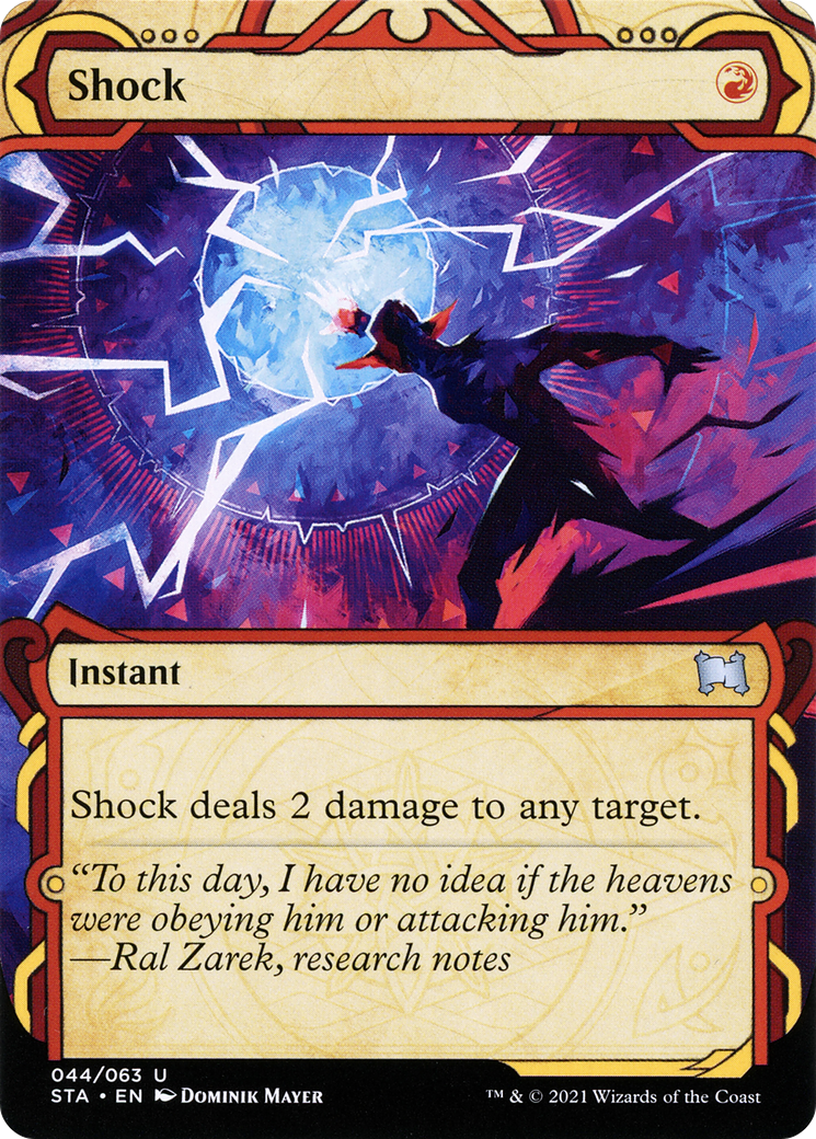 Shock (STA-044) (Showcase) (Borderless) (Foil)