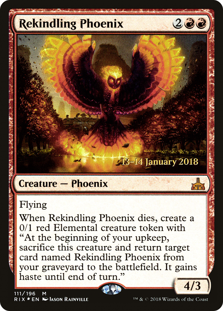Rekindling Phoenix (PRE-111S) (Foil)