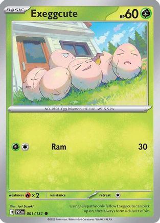Exeggcute (PRE-001) (Reverse Holofoil)
