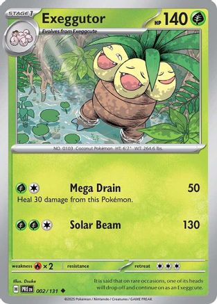 Exeggutor (PRE-002) (Reverse Holofoil)