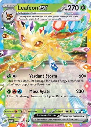 Leafeon ex (PRE-006) (Holofoil)