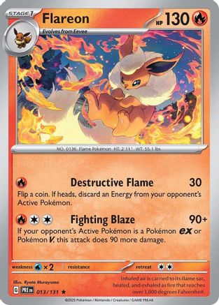 Flareon (PRE-013) (Reverse Holofoil)