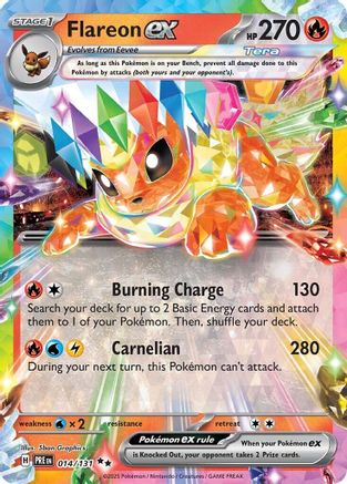 Flareon ex (PRE-014) (Holofoil)