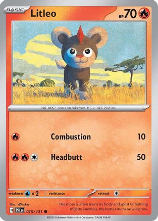 Litleo (PRE-015) (Reverse Holofoil)