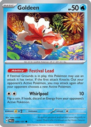 Goldeen (PRE-020) (Reverse Holofoil)