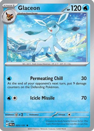 Glaceon (PRE-025) (Reverse Holofoil)