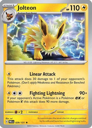 Jolteon (PRE-029) (Reverse Holofoil)