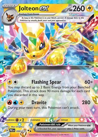 Jolteon ex (PRE-030) (Holofoil)