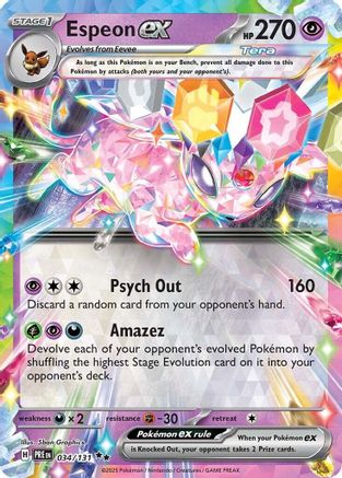 Espeon ex (PRE-034) (Holofoil)