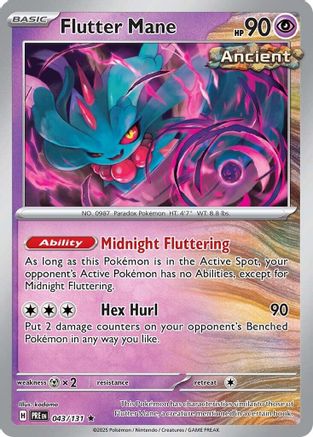 Flutter Mane (PRE-043) (Reverse Holofoil)