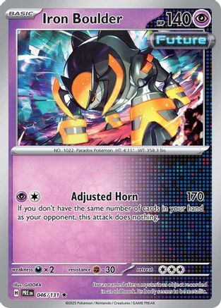 Iron Boulder (PRE-046) (Reverse Holofoil)