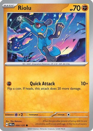 Riolu (PRE-050) (Reverse Holofoil)
