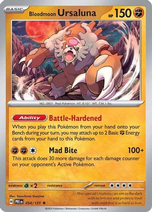 Bloodmoon Ursaluna (PRE-054) (Reverse Holofoil)