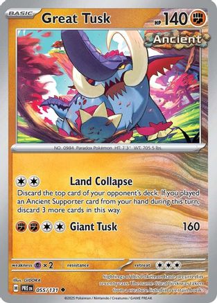 Great Tusk (PRE-055) (Reverse Holofoil)