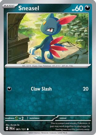 Sneasel (PRE-061) (Reverse Holofoil)