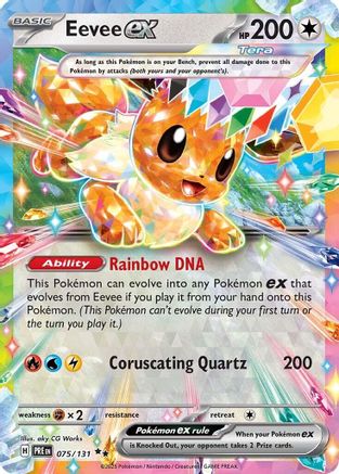 Eevee ex (PRE-075) (Holofoil)