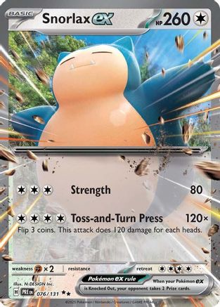 Snorlax ex (PRE-076) (Holofoil)