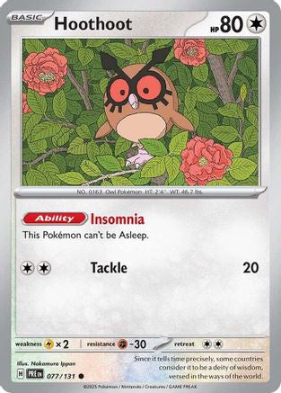 Hoothoot (PRE-077) (Reverse Holofoil)