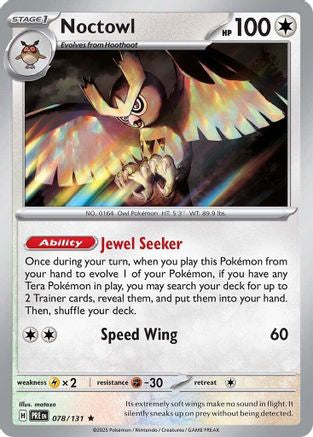 Noctowl (PRE-078) (Reverse Holofoil)
