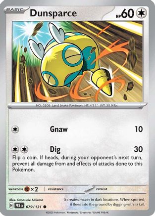Dunsparce (PRE-079) (Reverse Holofoil)
