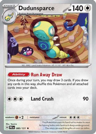 Dudunsparce (PRE-080) (Reverse Holofoil)