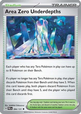 Area Zero Underdepths (PRE-094)