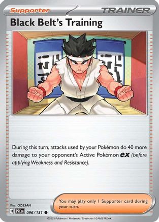 Black Belt's Training (PRE-096) (Reverse Holofoil)
