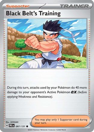 Black Belt's Training (PRE-097) (Reverse Holofoil)