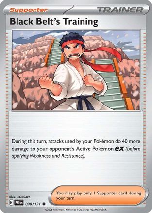 Black Belt's Training (PRE-098) (Reverse Holofoil)