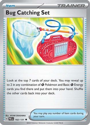 Bug Catching Set (PRE-102) (Reverse Holofoil)