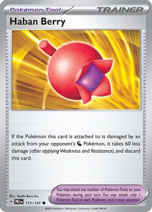 Haban Berry (PRE-111) (Reverse Holofoil)