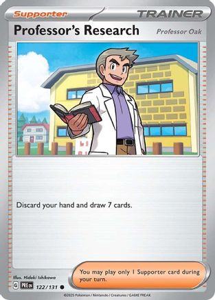 Professor's Research [Professor Oak] (PRE-122) (Reverse Holofoil)