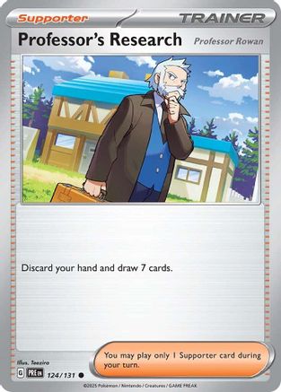 Professor's Research [Professor Rowan] (PRE-124) (Reverse Holofoil)