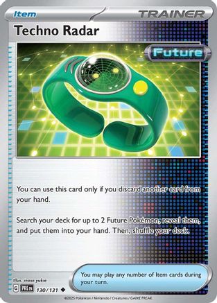 Techno Radar (PRE-130) (Reverse Holofoil)