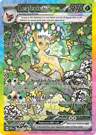 Leafeon ex (PRE-144) (Holofoil)