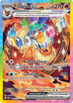 Flareon ex (PRE-146) (Holofoil)