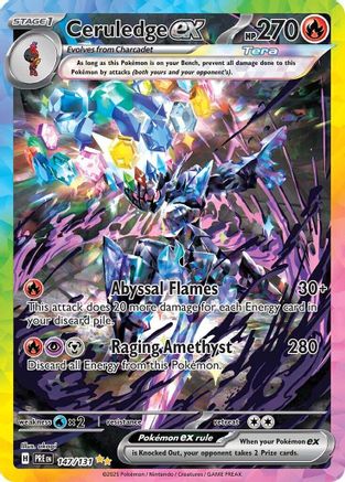 Ceruledge ex (PRE-147) (Holofoil)