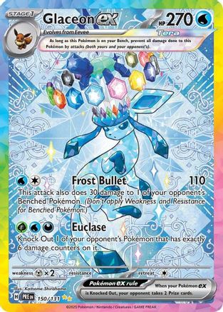 Glaceon ex (PRE-150) (Holofoil)