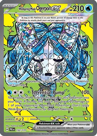 Wellspring Mask Ogerpon ex (PRE-152) (Holofoil)